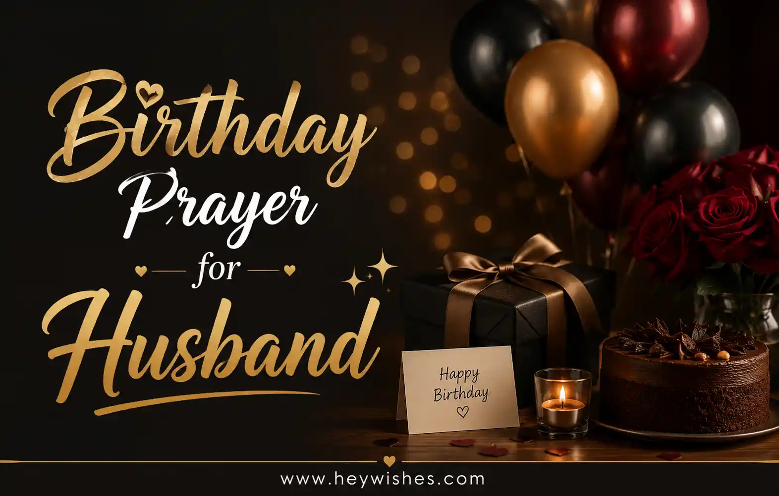 Birthday Prayer for Husband ✨ – Wishing my love endless joy, blessings, health, and happiness today and always. ❤️